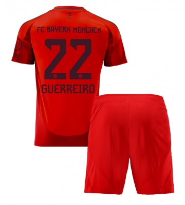 Bayern Munich Raphael Guerreiro #22 Hemmakläder Barn 2024-25 Kortärmad (+ Korta byxor)